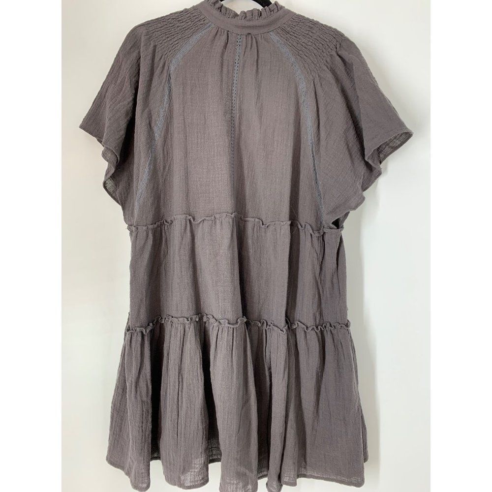 Vici Charcoal Tiered Dress - Picture 8 of 12